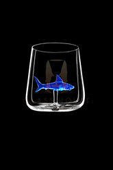 The Blue Shark Rocks Glass™