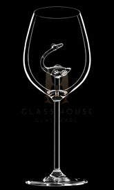 The Clear Loch Ness Monster Wine Glass™