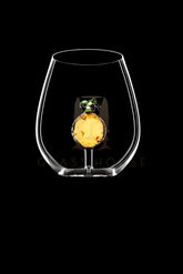 The Orange Stemless Wine Glass™