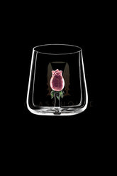 The Pink Rose Rocks Glass™