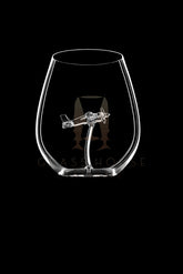 The Propeller Plane Stemless Wine Glass™