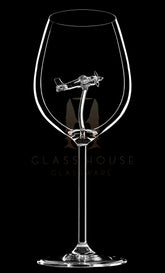 The Propeller Plane Wine Glass™