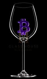 The Purple Bitcoin Wine Glass™