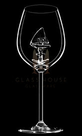 Sailboat & Anchor Wine Glass™