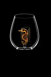 The Sea Horse Stemless Wine Glass™