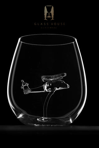 The Helicopter Stemless Wine Glass™ - Featured On Delish.com, HouseBeautiful.com & People.com