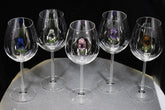 The Rose Wine Glass™ in 5 Different Colors