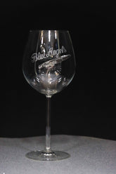 The Blue Angels Jet Wine Glass™