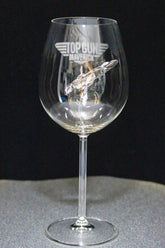 The Top Gun Maverick Jet Wine Glass™
