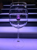 The Mother's Day Collection with Roses and Hearts inside our Wine Glasses and Champagne Flutes