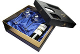 Special Edition Two Shark Wine Glasses™ in a Beautiful Gift Box w/ opening for a Bottle of Wine