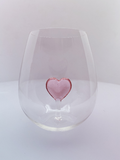 The Heart Stemless Wine Glass™ Crystal - Featured On Delish.com, HouseBeautiful.com & People.com
