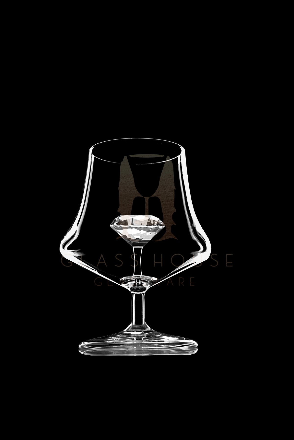 The Clear Diamond Snifter Glass™ - World's Most Beautiful Glass Awarded by Whiskey Aficionado