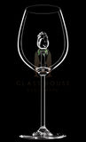 The Rose Wine Glass™ - Now in 5 Different Colors - Pink, Clear, Sapphire, Violet and Amber