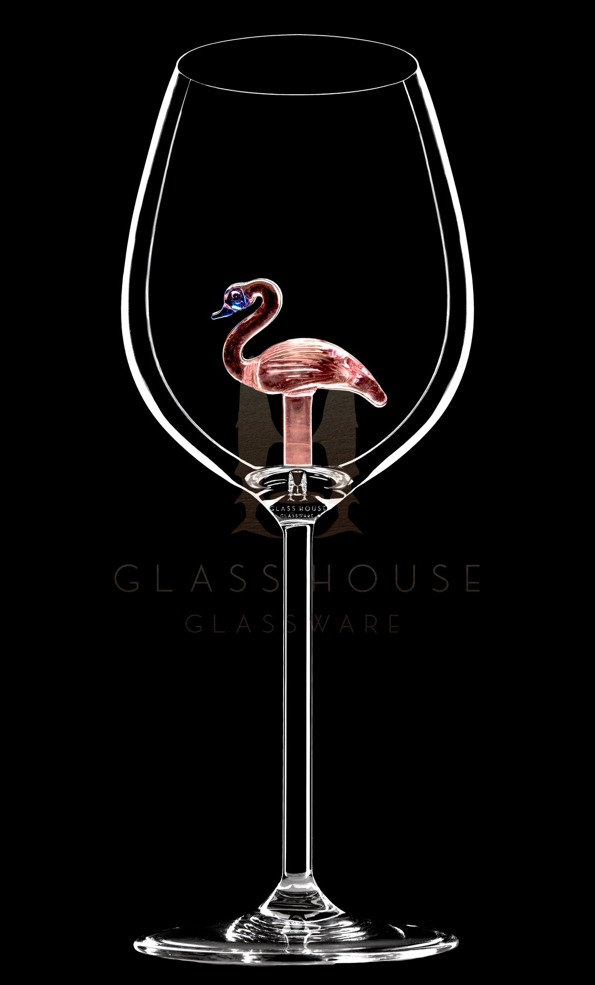 The Flamingo Wine Glass™