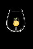 The Orange Stemless Wine Glass™