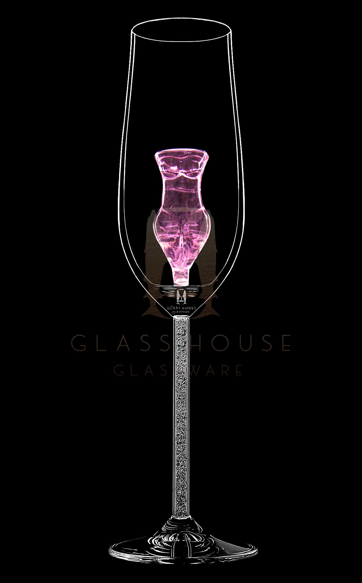 The Pink Boudoir Champagne Flute™