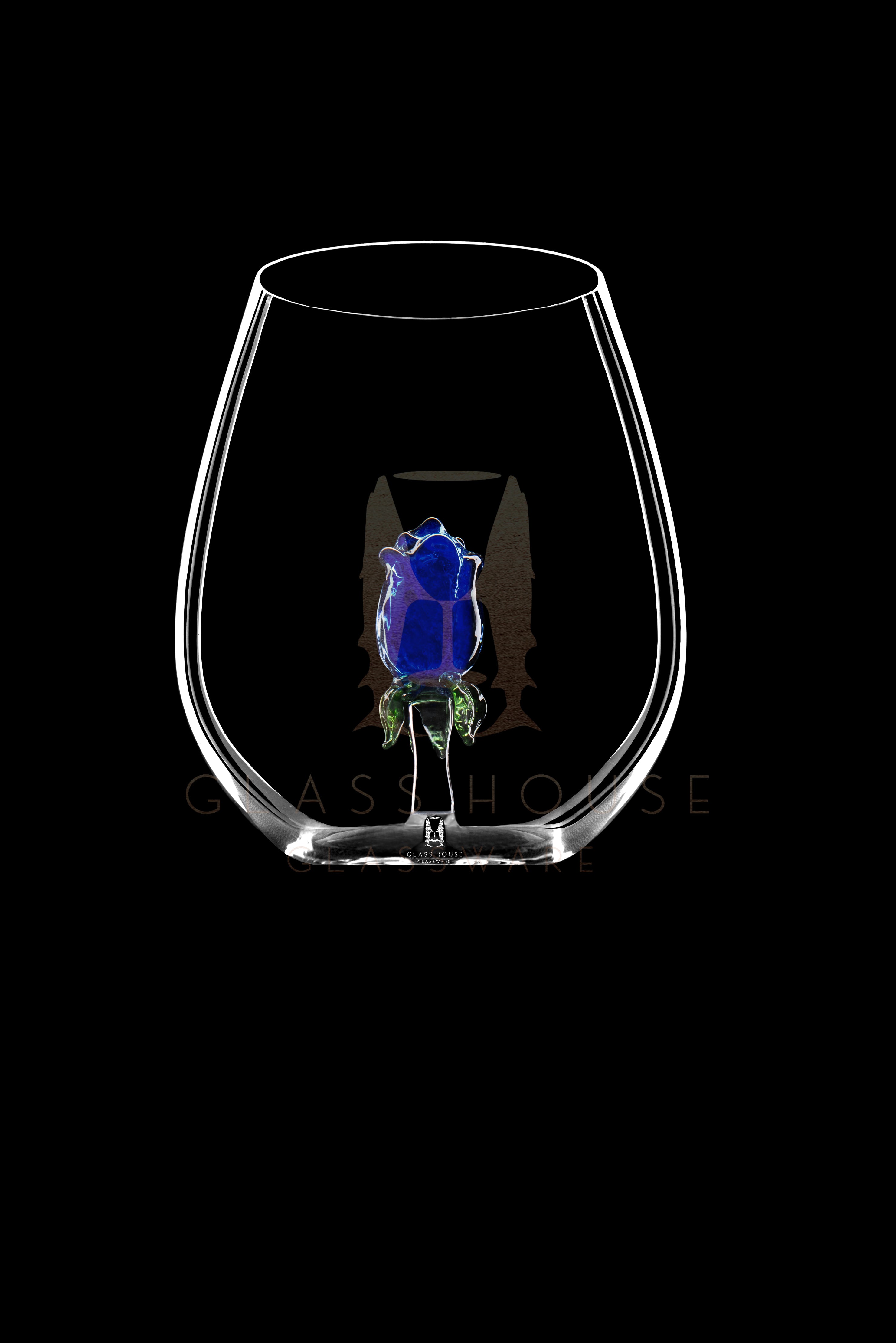 The Rose Stemless Wine Glass™ in 5 Different Colors