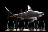 The Shark Decanter with 4 Glasses and LED Stand™