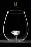 The Diamond Stemless Wine Glass™ Crystal - Now in 5 Different Colors - Pink, Clear, Blue, Purple and Amber