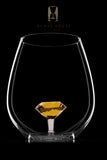 The Diamond Stemless Wine Glass™ Crystal - Now in 5 Different Colors - Pink, Clear, Blue, Purple and Amber