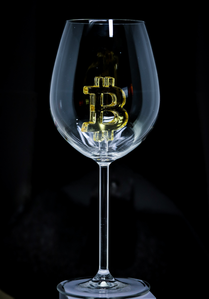 Bitcoin Glasses Limited First Edition Wine Glass - Numbered 1-72 of 72