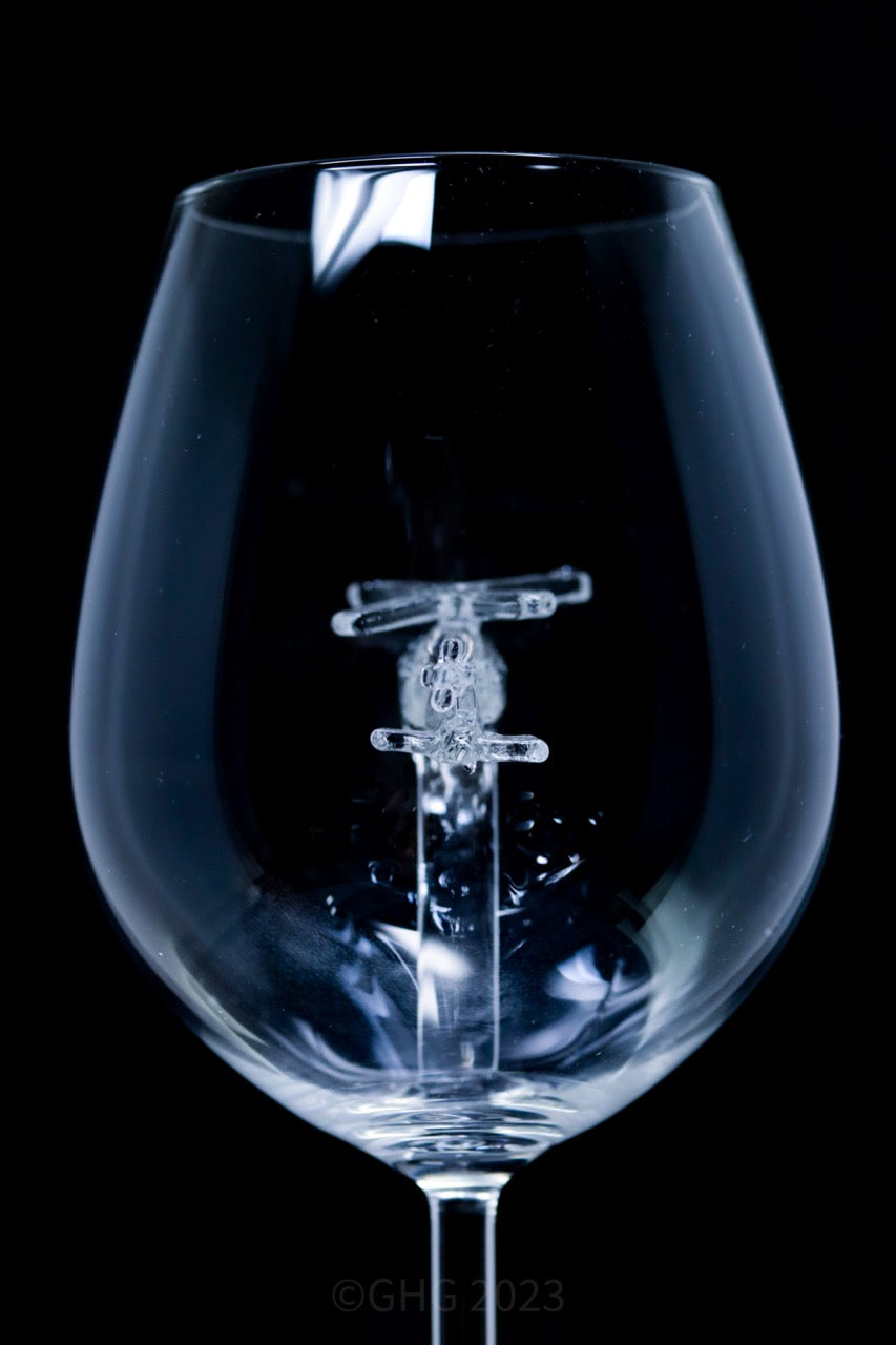 The Helicopter Wine Glass™ - Featured On Delish.com, HouseBeautiful.com & People.com