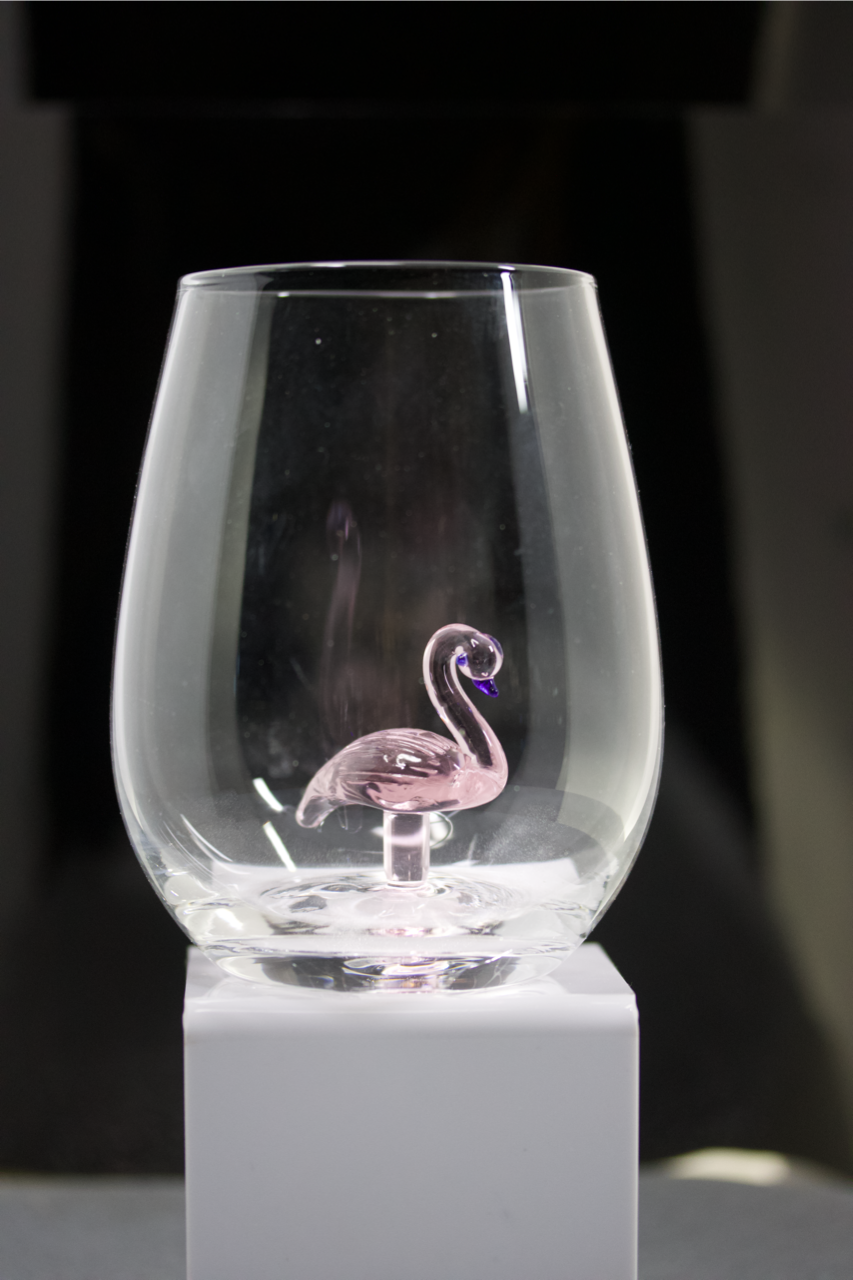 The Flamingo Stemless Wine Glass™ - Featured On Delish.com, HouseBeautiful.com & People.com