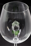 The Stemmed Rose Wine Glass™ Crystal - Now in 5 Different Colors - Pink, Clear, Blue, Purple and Amber