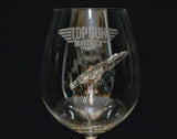 The Top Gun Maverick Jet Wine Glass™ - Featured On Delish.com, HouseBeautiful.com & People.com