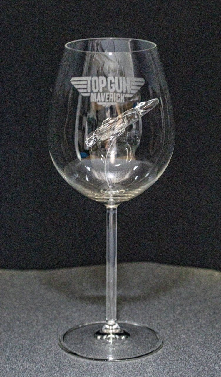 The Top Gun Maverick Jet Wine Glass™