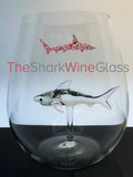 The Shark Stemless Wine Glass™ - Featured On Delish.com, Housebeautiful.com & People.com