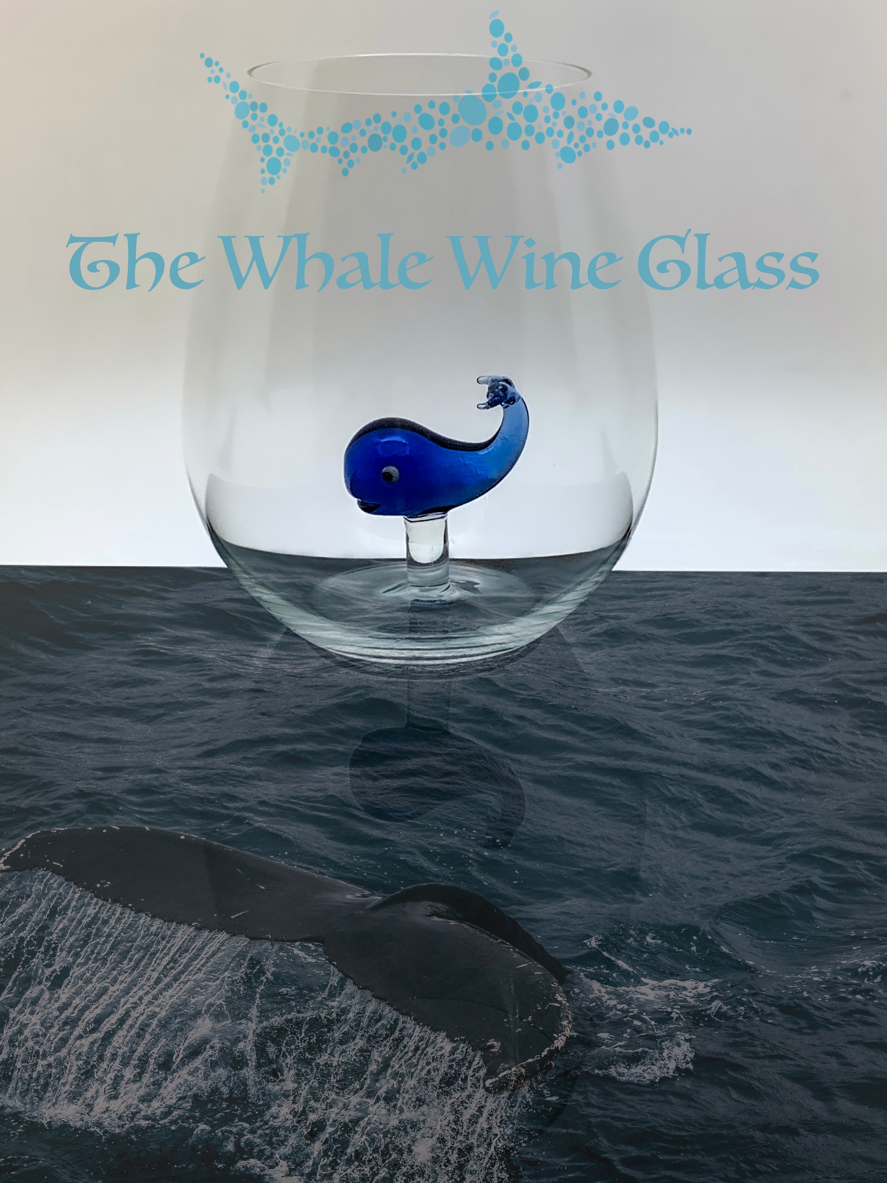 The Whale Stemless Wine Glass™ Crystal - Featured On Delish.com, HouseBeautiful.com & People.com