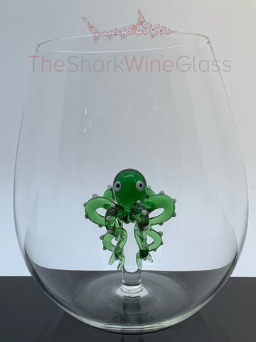 The Stemless Octopus Wine Glass™ Crystal - Featured On Delish.com, HouseBeautiful.com & People.com