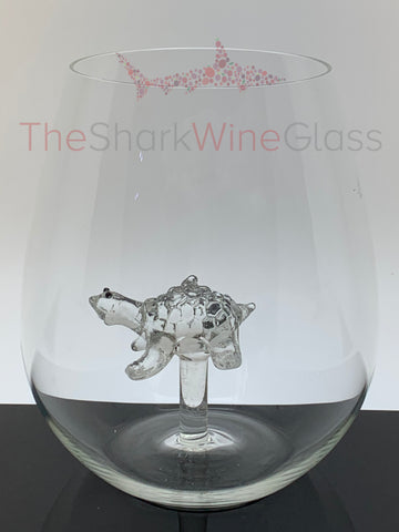 The Stemless Sea Turtle Wine™ Glass Crystal - Featured On Delish.com,HouseBeautiful.com & People.com