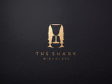 Limited Edition - Swarovski™ Shark Ornament with Two Shark Wine Glasses™ in a Beautiful LED Gift Box