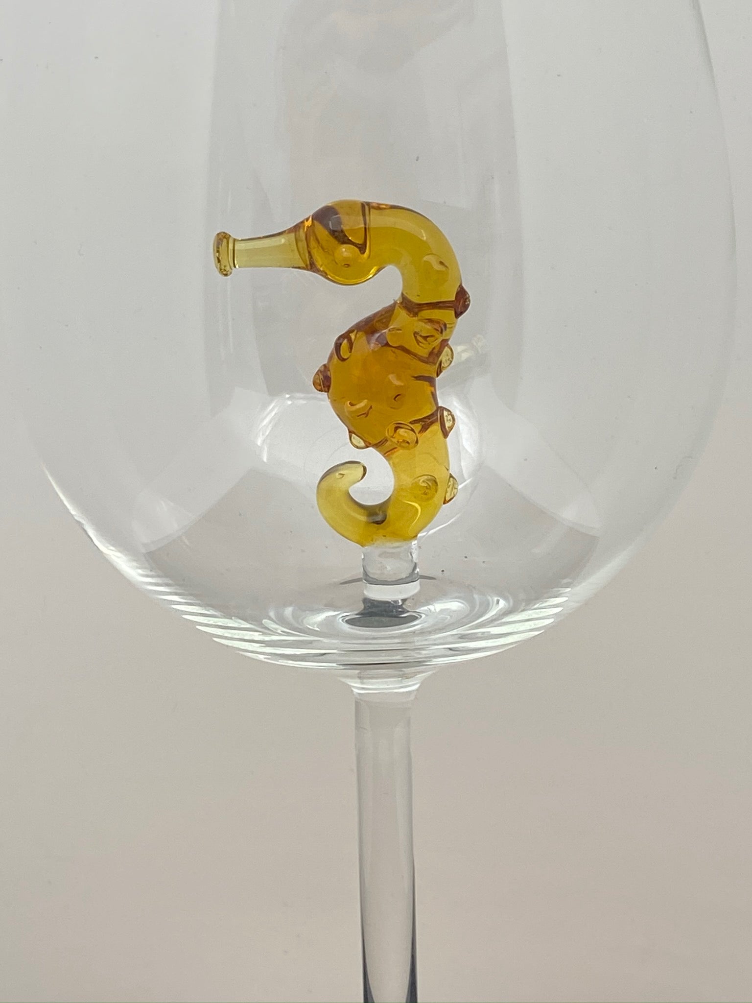 The Sea Horse Wine Glass™ Crystal - Featured On Delish.com, HouseBeautiful.com & People.com