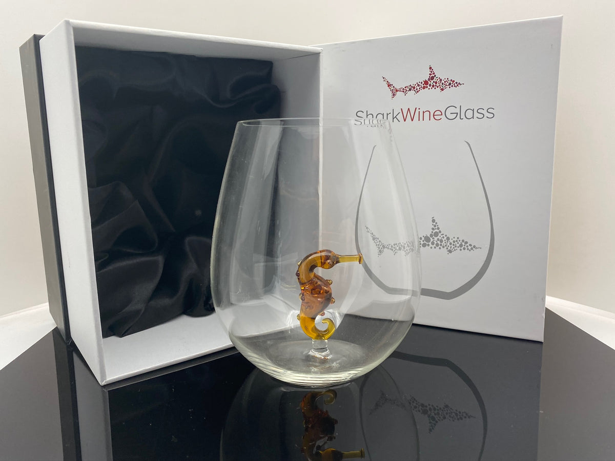 The Sea Horse Stemless Wine Glass™ Crystal - Featured On Delish.com, HouseBeautiful.com & People.com