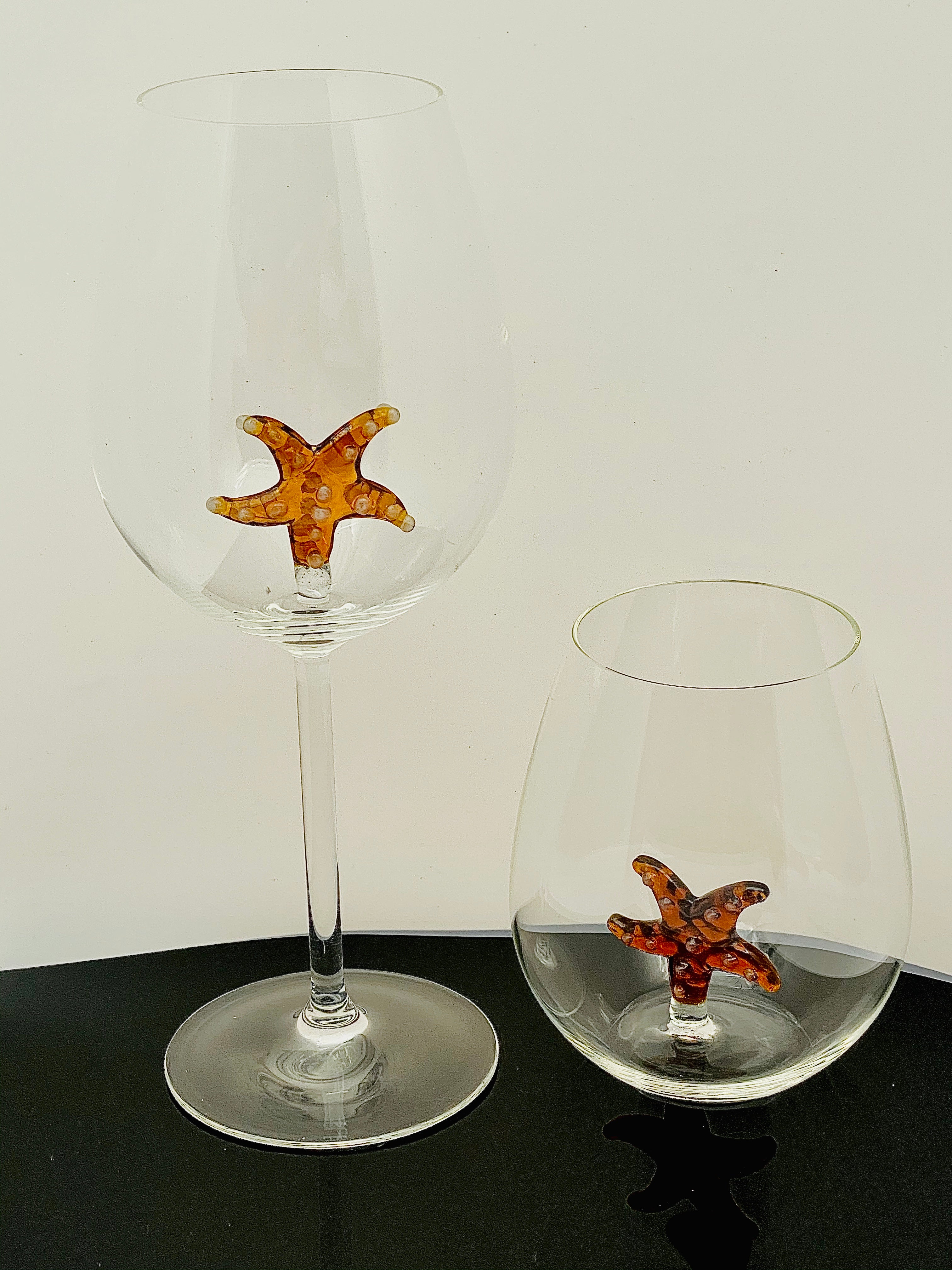 The Starfish Wine Glass™ Crystal - Featured On Delish.com, HouseBeautiful.com & People.com