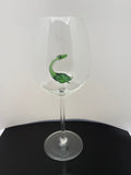 The Green Loch Ness Monster Wine Glass™ - Featured On Delish.com, HouseBeautiful.com